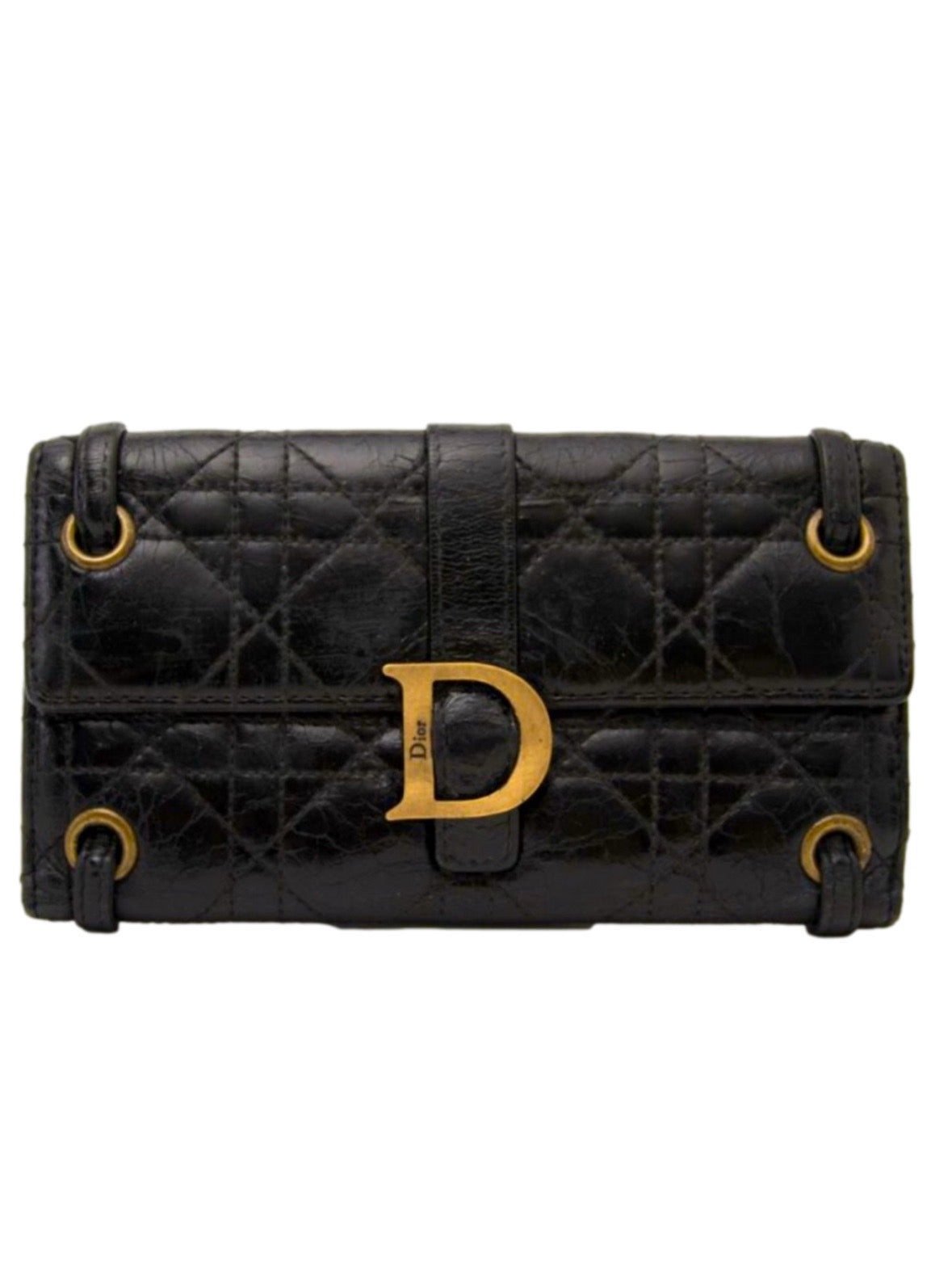 Christian Dior black wallet