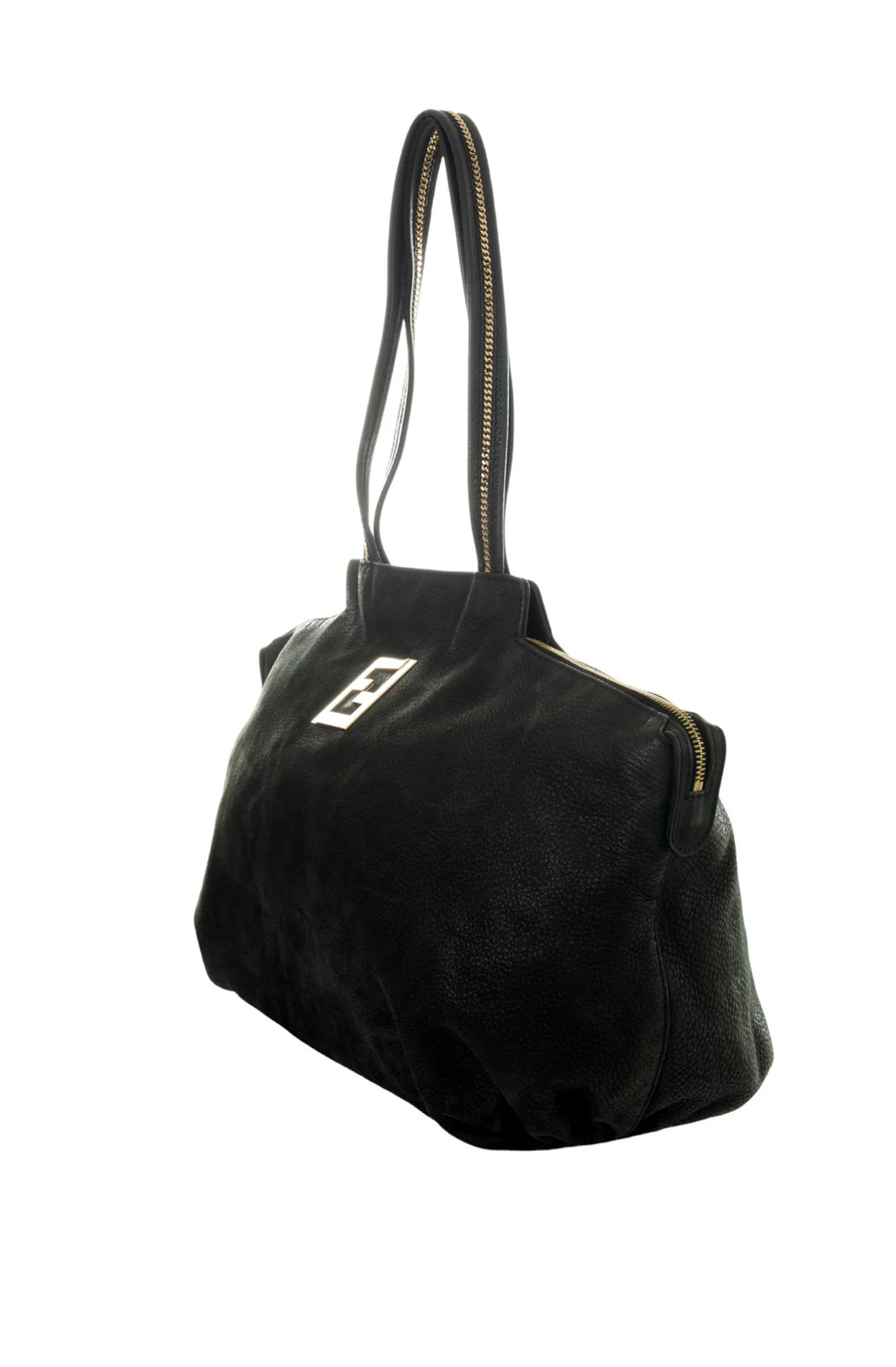Fendi Nubuck Suede Lather Tote Bag
