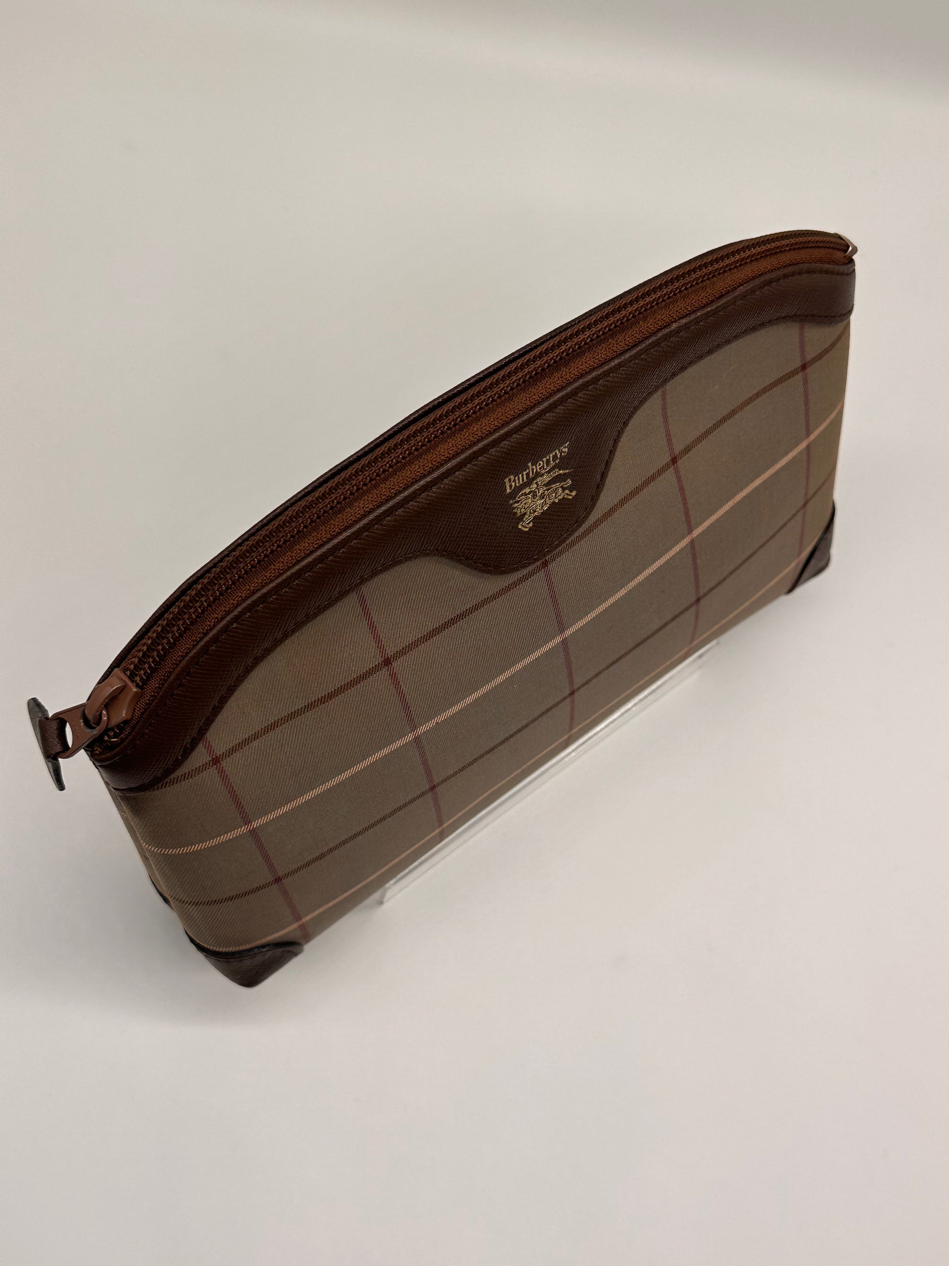 Burberrys Nova Check Pouch