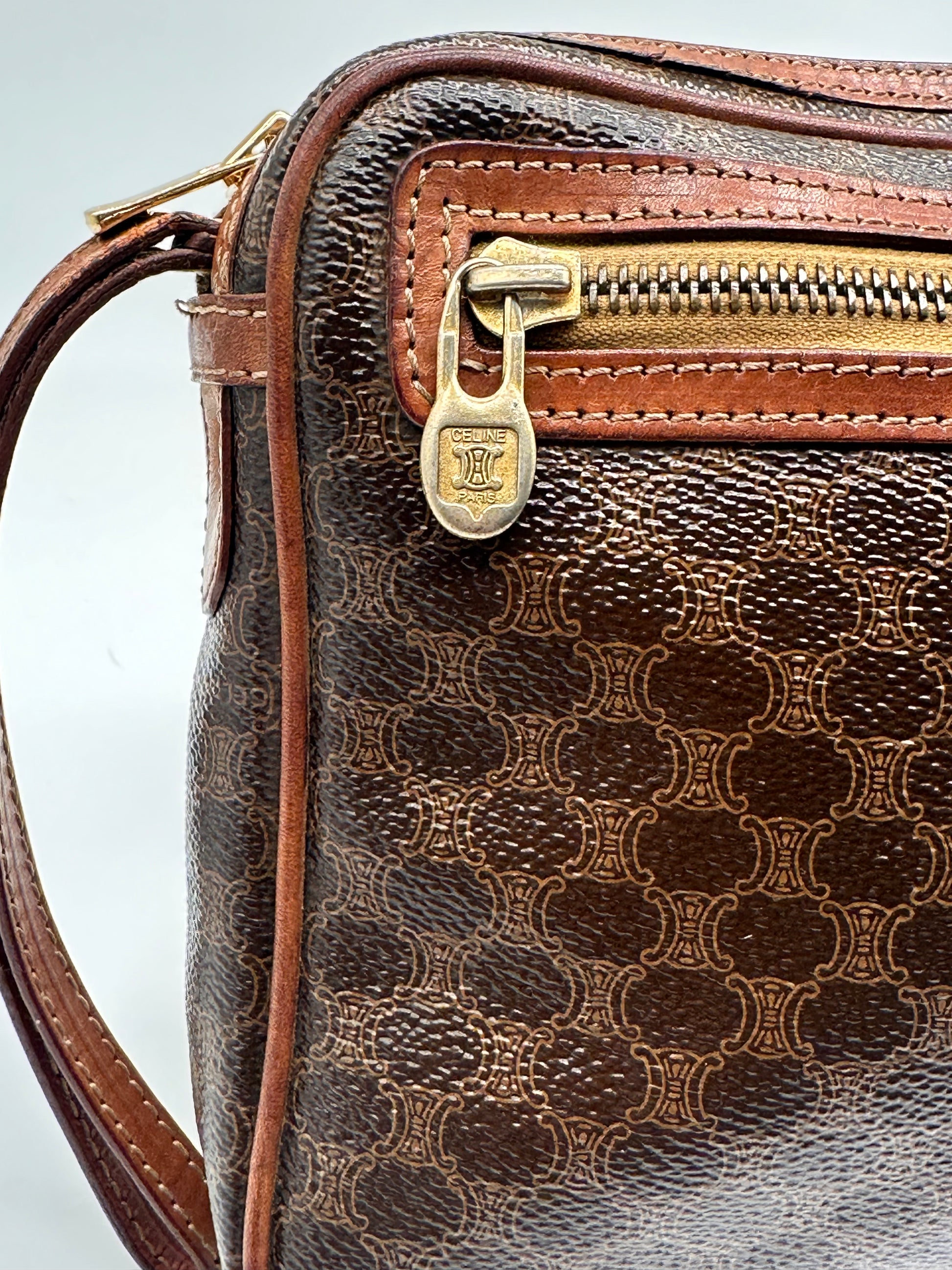 Celine Triomphe Monogram Clutch