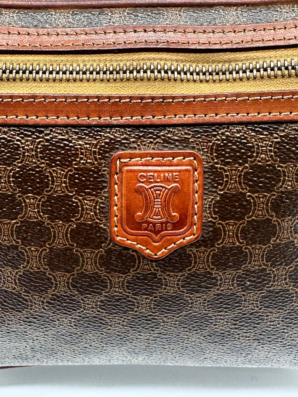 Celine Triomphe Monogram Clutch