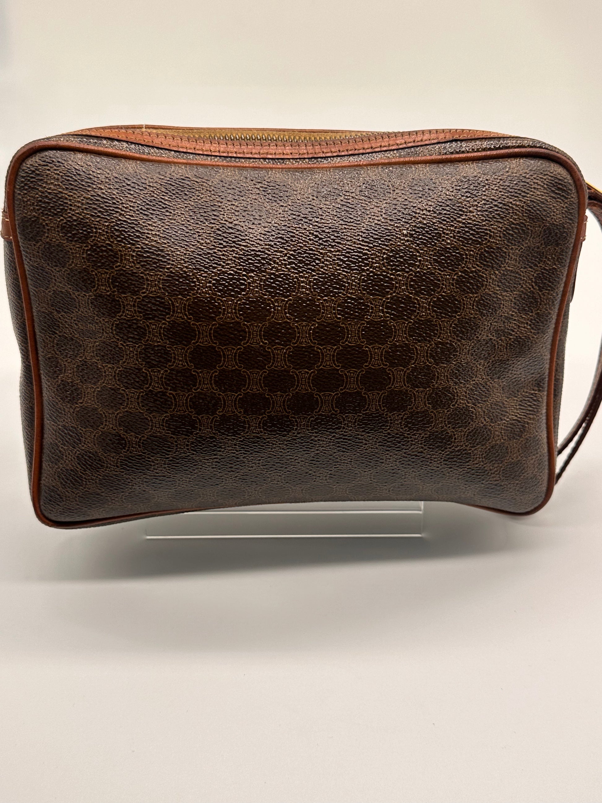 Celine Triomphe Monogram Clutch