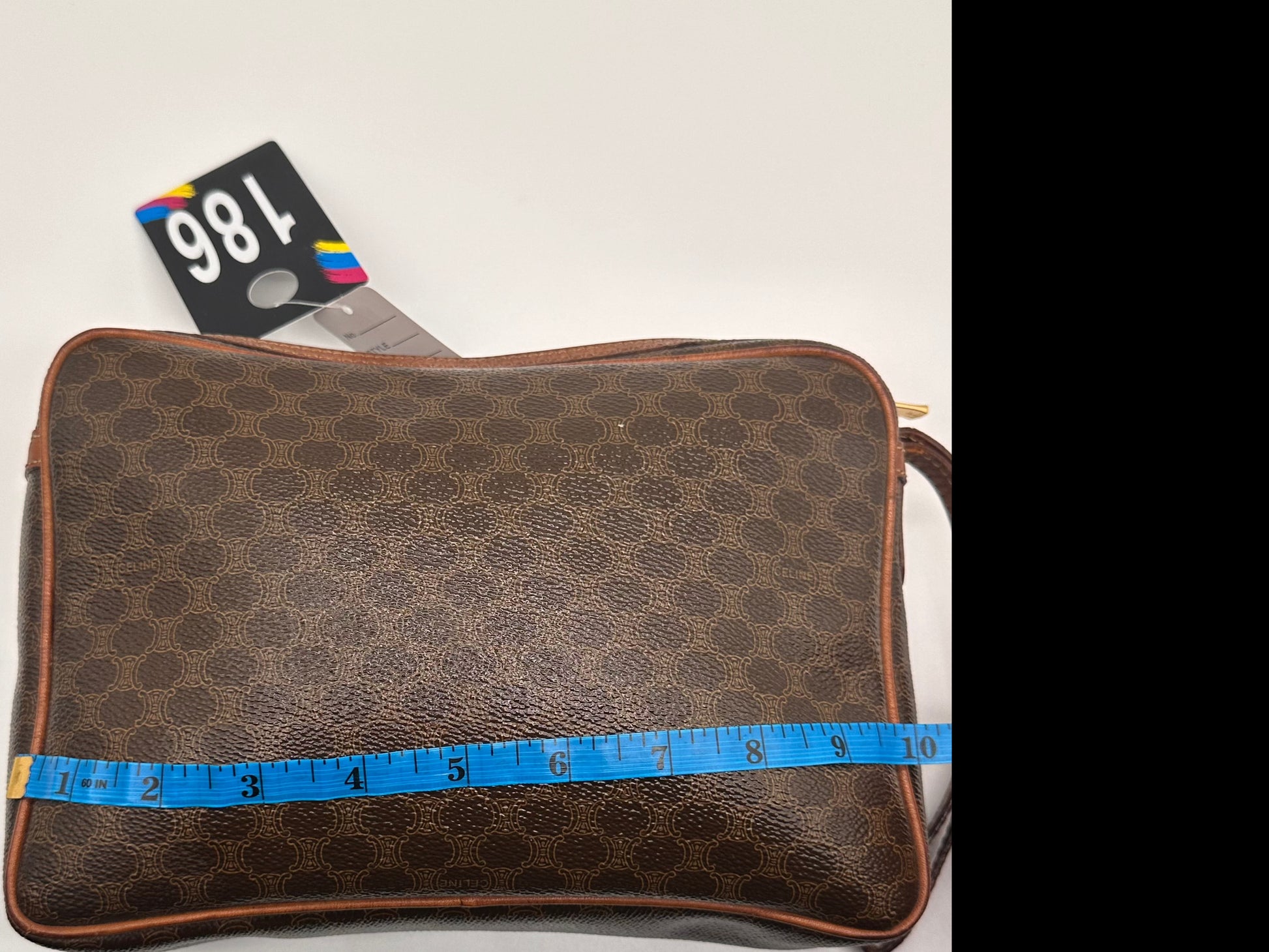 Celine Triomphe Monogram Clutch