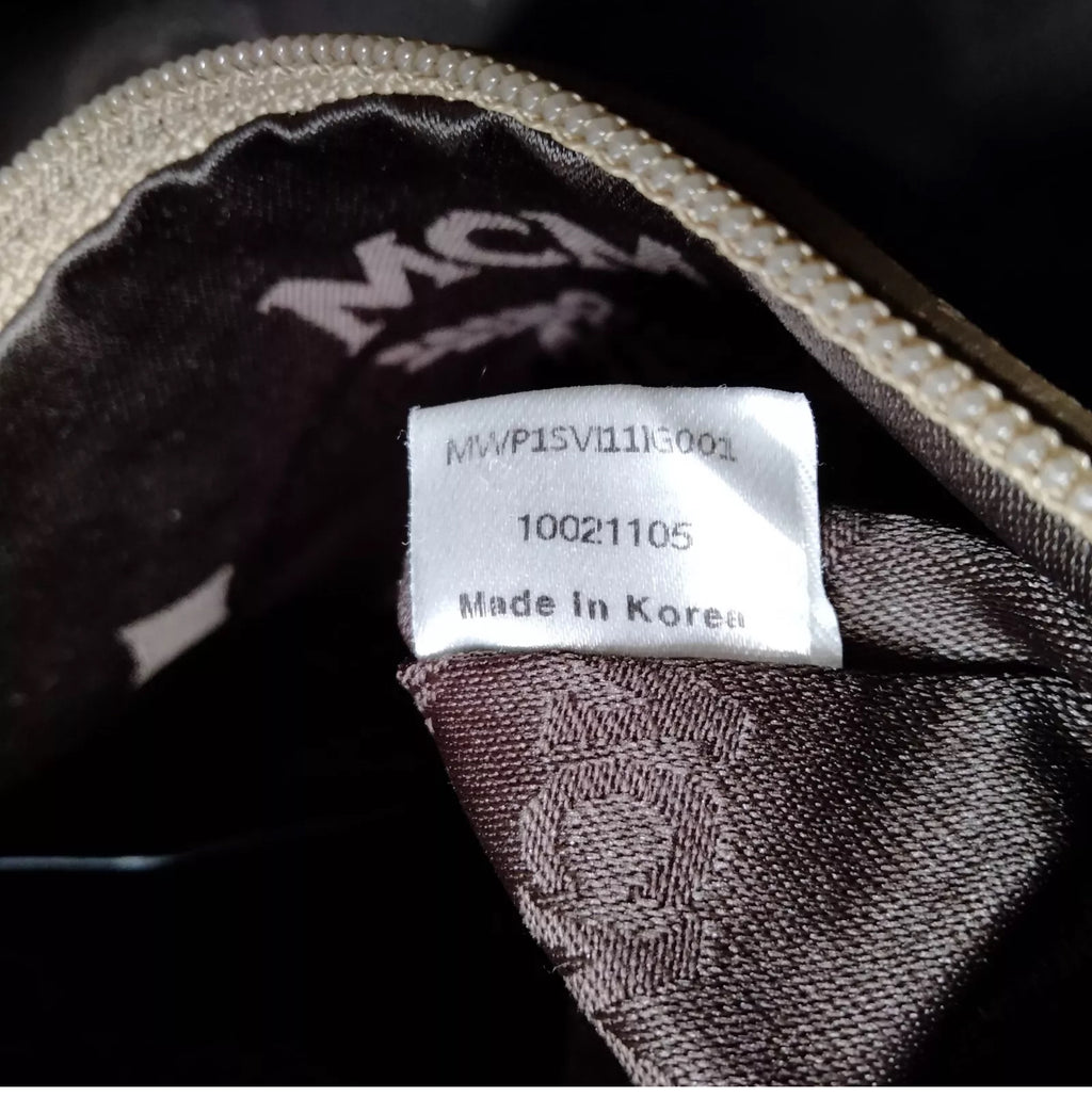 MCM Visetos Trimmed Handle Bag