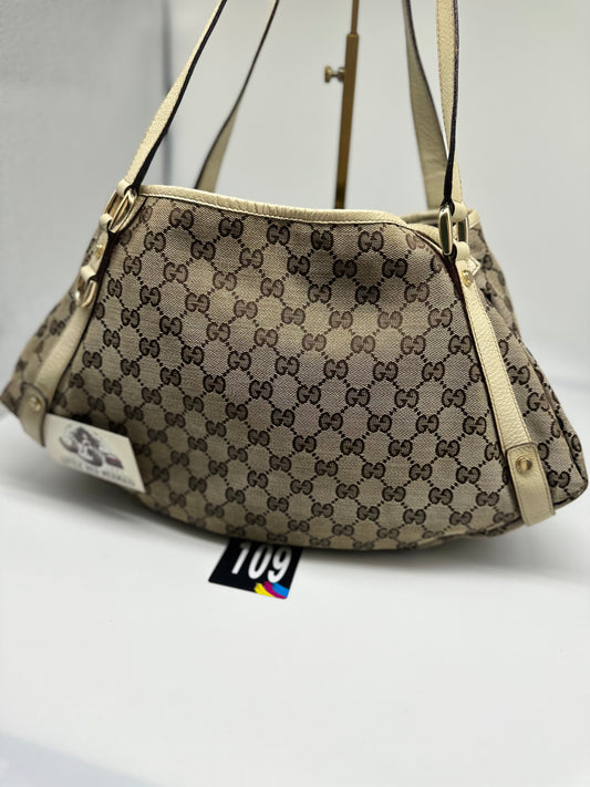 Gucci Abbey- GG canvas shoulder bag