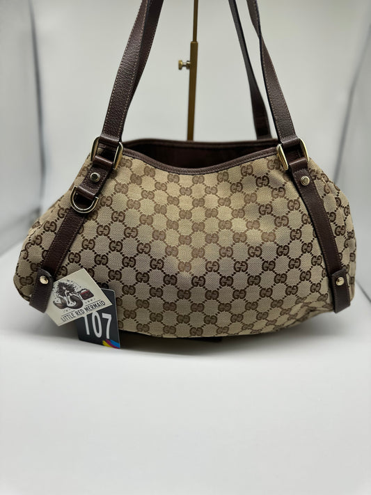 Gucci GG Abbey Canvas Tote Bag