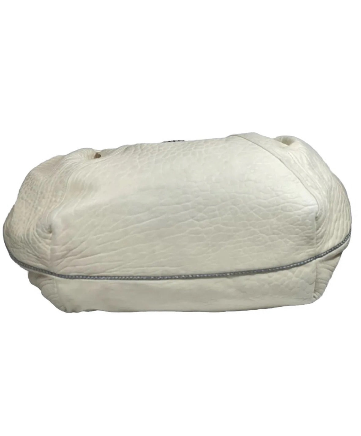 Fendi Spy White Leather Handbag