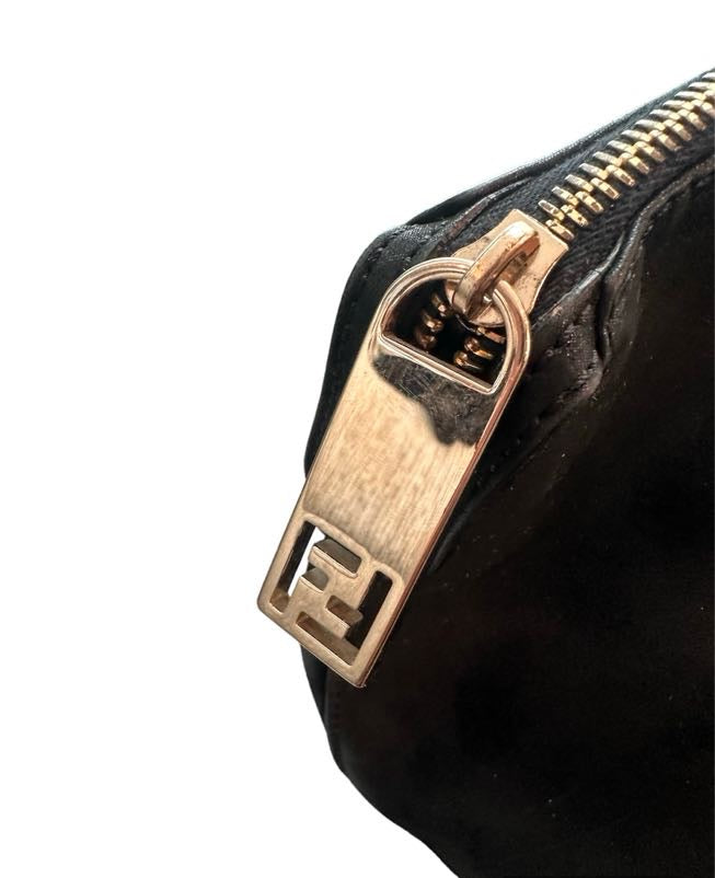 Fendi Nubuck Suede Lather Tote Bag